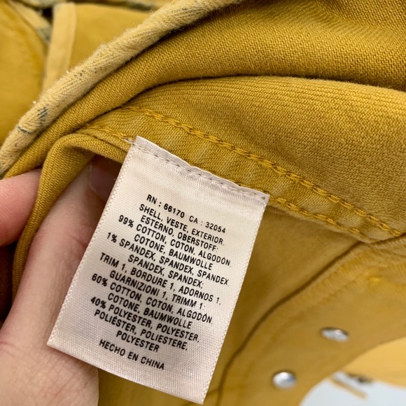 Pilcro and the letterpress yellow denim jacket - Picture 9 of 13